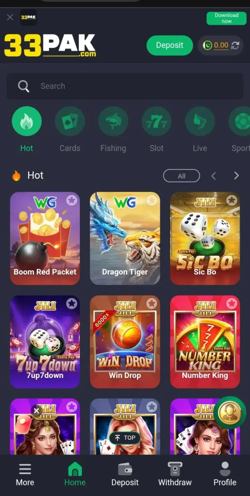 33pak game 