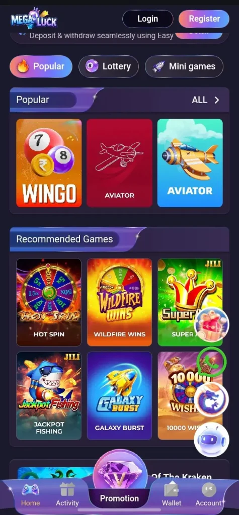 megaluck game